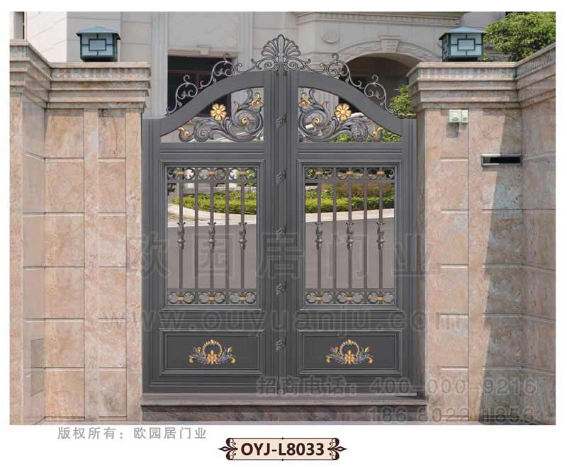 【别墅大门】小区大门都是使用哪种材质和款式的